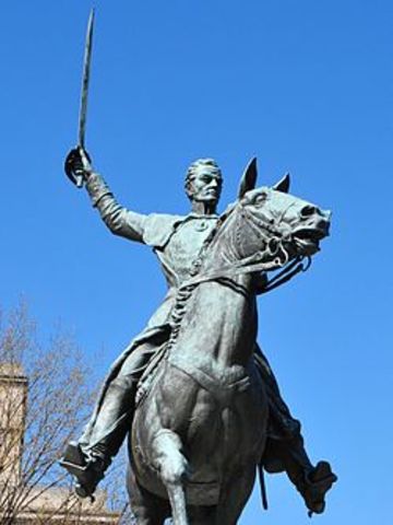 La Estatua ecuestre de Simón Bolívar