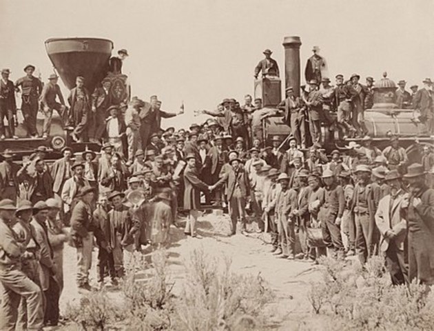 The Transcontinental Railroad Opens