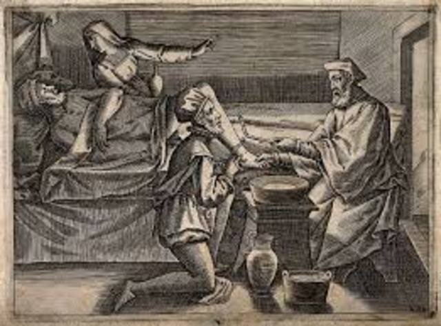 Charles II of Spain dies and Louis's grandson replaces the throne