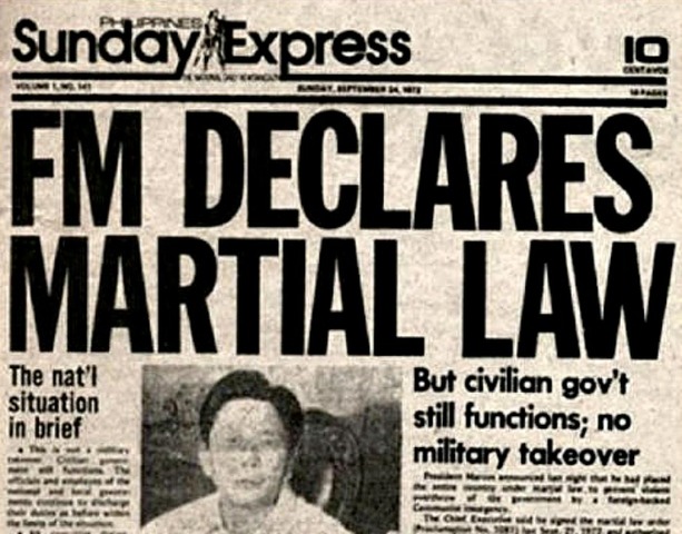 Journalists, Newspaper and Martial Law