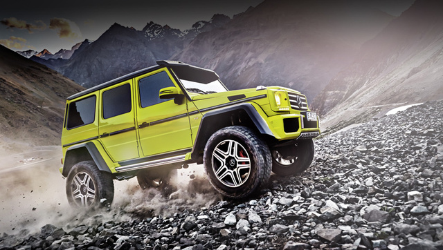 Mercedes-Benz › Внедорожник G 500 4x4² заменит гурманам шестиколёсник