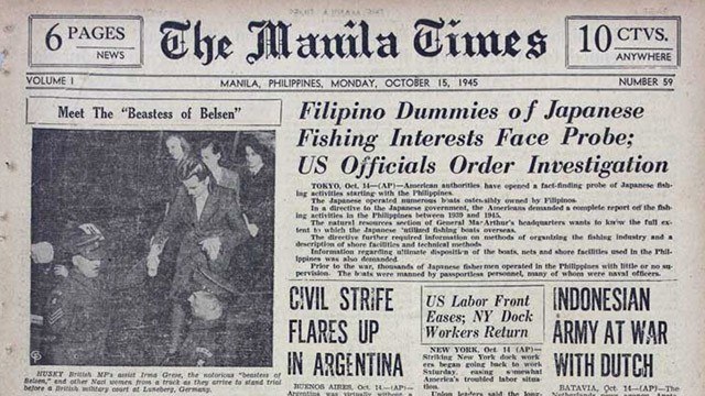 Publication of The Manila Times