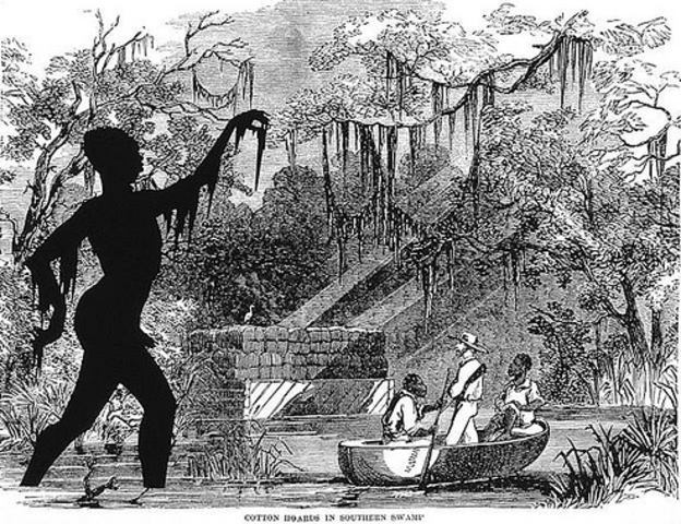 Cotton Hoards in Southern Swamp - Kara Walker