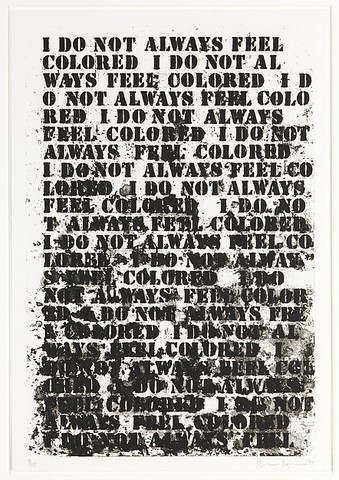 Four Untitled Etchings - Glenn Ligon