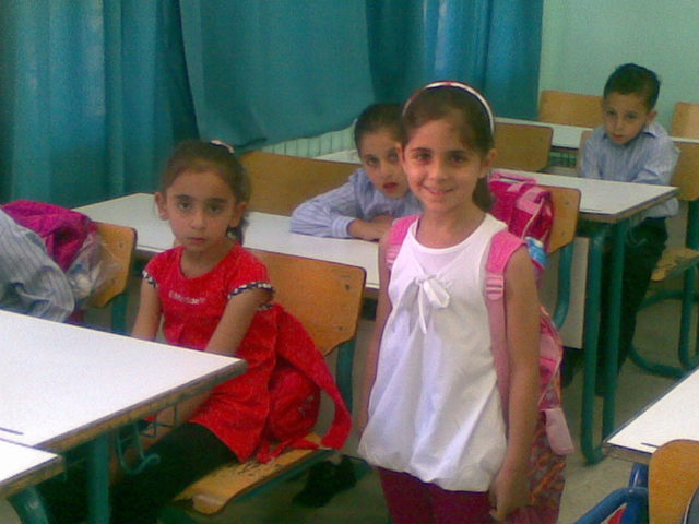 First day in grade one.