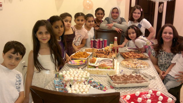 My 10th birthday party.