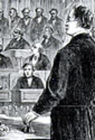 Johnsons impeachment trial.