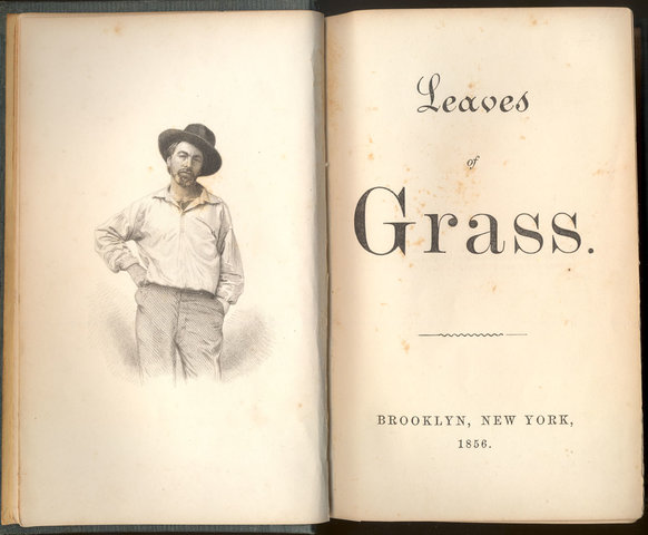 Walt Whitman Published First Edition of "Leaves of Grass"