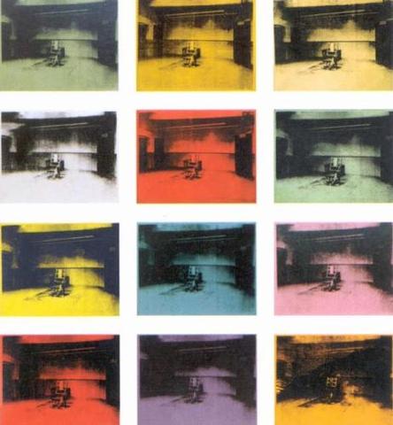 Andy Warhol's "Twelve Electric Chairs"