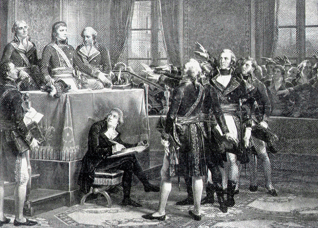 Napoleon overthrows the directory