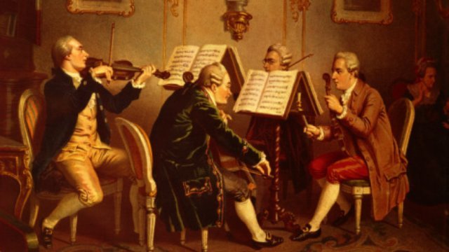 The Classical Period began in art, music, and architecture (Haydn, Mozart, and Beethoven were composers)