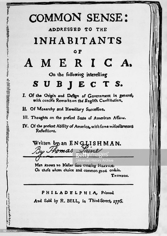 Thomas Paine, "Common Sense"