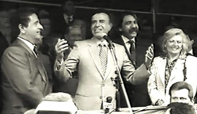 Menem is elected as the President of Argentina