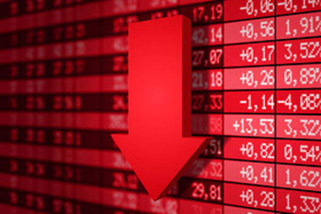 Fall of the stock market