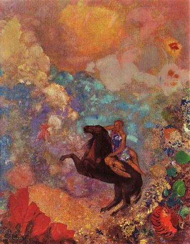 Muse on Pegasus, Redon