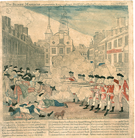 Boston Massacre- Paul Revere