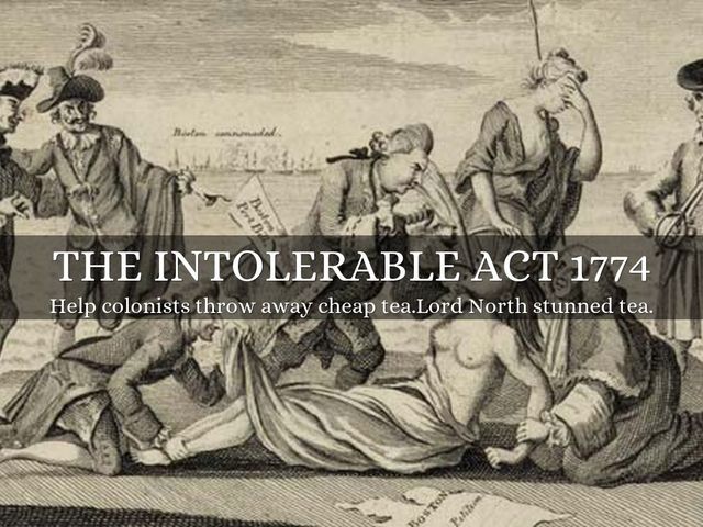 intolerable act 1774