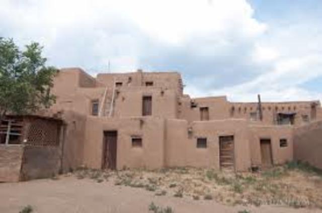 Pueblo Adobe Houses