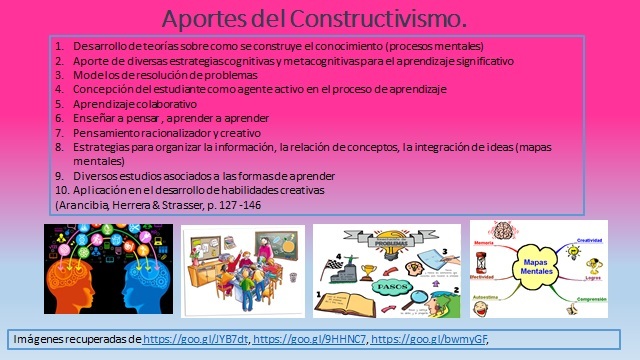 Constructivismo. Aportes