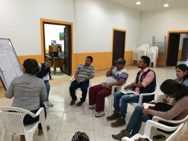 Socialización de Resultados de la Fase de diagnóstico en el Municipio de Timbío, Cauca (Líderes comunitarios)