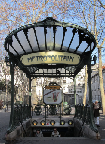 Paris Metro Entrance