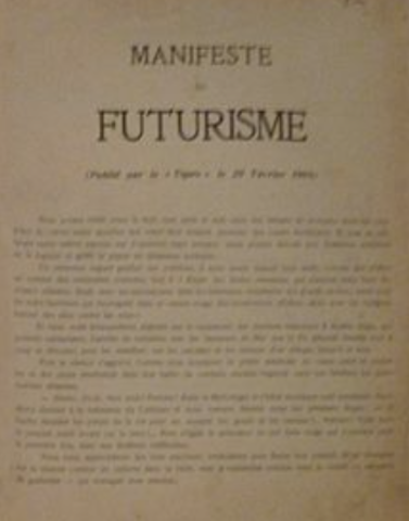 Manifesto of Futurism