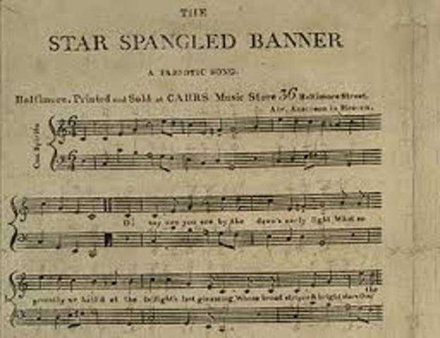 Woodrow Wilson- Star Spangled Banner Written