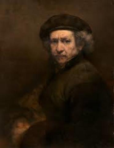 Self Portrait:Rembrandt van Rijn