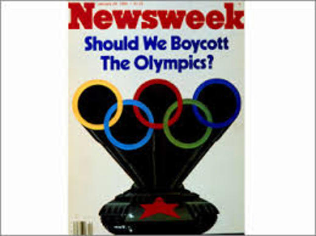 Jimmy Carter - Moscow Olympics Boycott
