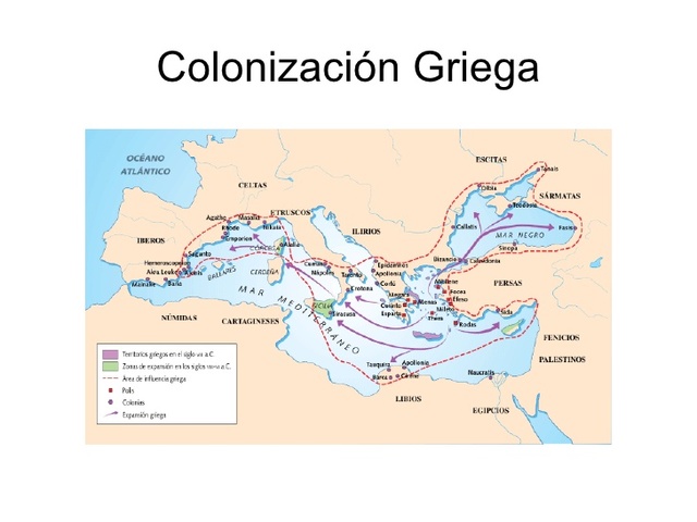 Comienza la colonización griega de Occidente