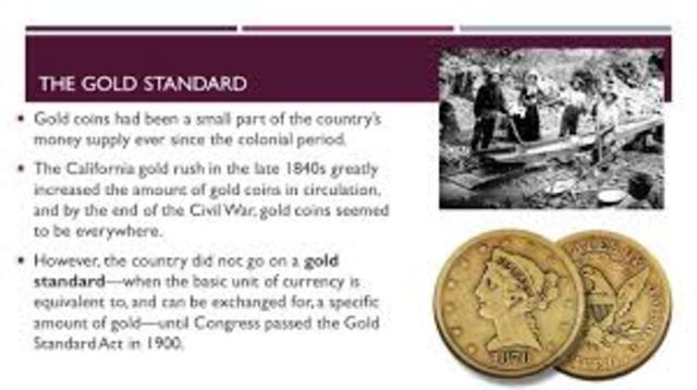 William McKinley - Gold Standard Act Passed