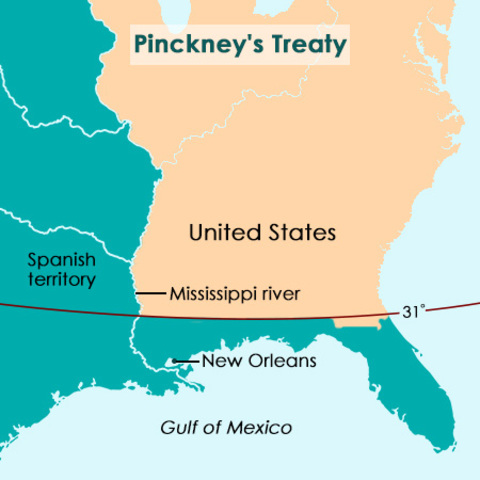 George Washington - Pinckney's Treaty