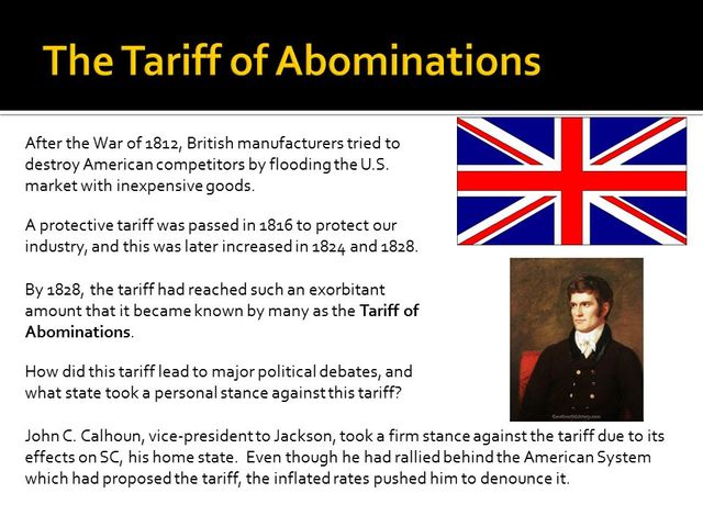Tariff of Abominations