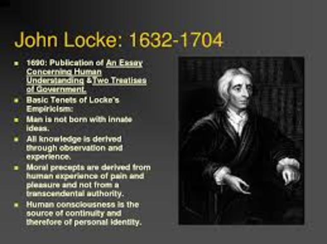John Locke explained his theory of "natural rights"