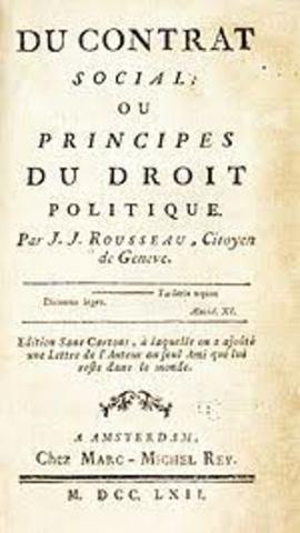Jean Jacques Rousseau wrote The Social Contract - free individuals create a society and government