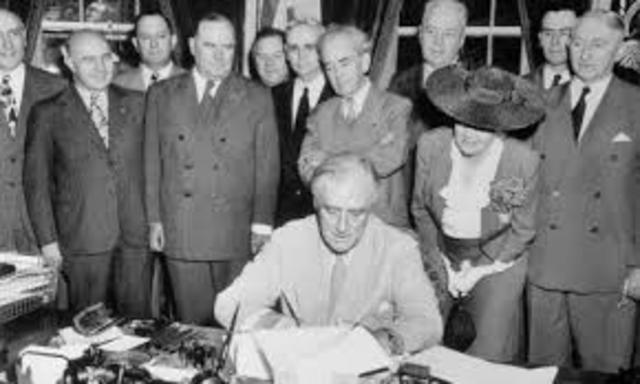 Franklin D. Roosevelt- G.I. Bill First Passed