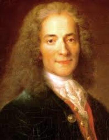 francois-marie arouet changed his name to Voltaire and goes on to champion individual freedom
