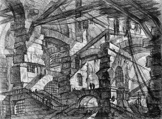 Prison, from Le Carceri, No. XIV