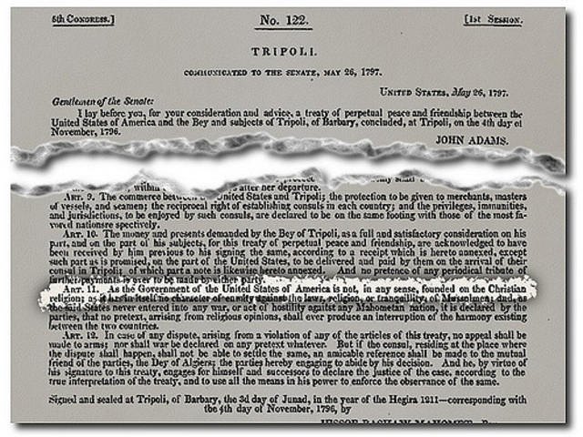 George Washington - Treaty of Tripoli