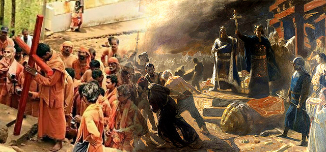 Beginning of fall of official paganism