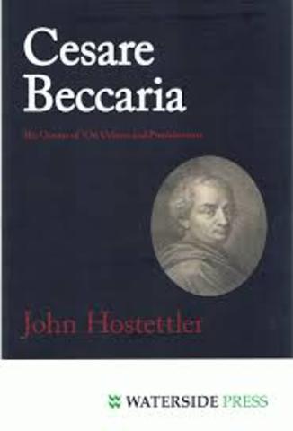 cesare beccaria published on crimes and punishments