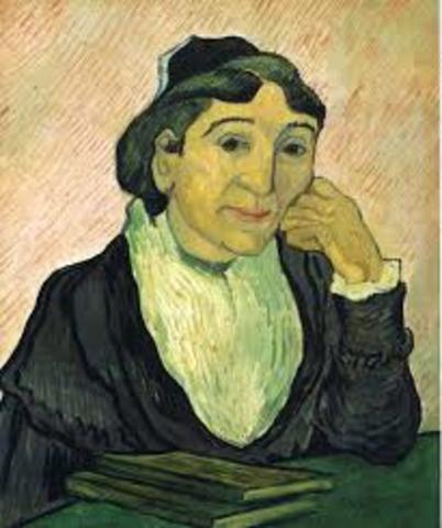 Portrait of Mme. Ginoux by Vincent Van Gogh