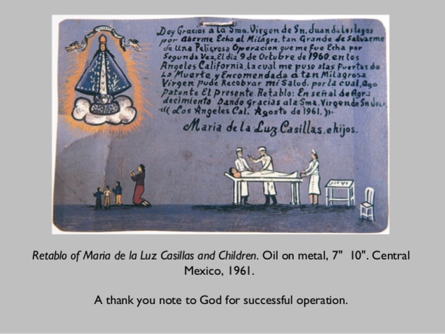Retablo of Maria de la Luz Casillas and Children