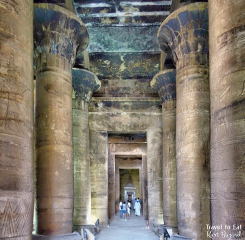 First Hypostyle Hall Horus Temple at Edfu