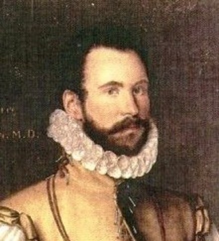 Martin Frobisher sights land in North America.