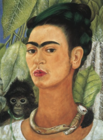 Self-Portrait with Monkey