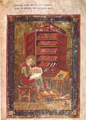 Portrait of Ezra from the Codex Amiatinus