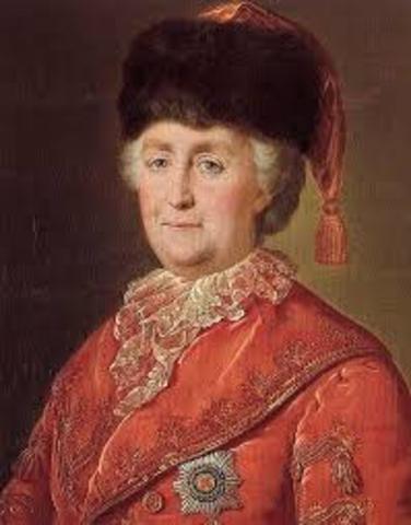 The enlightenment despot, Catherine the Great, Began her rule of Russia