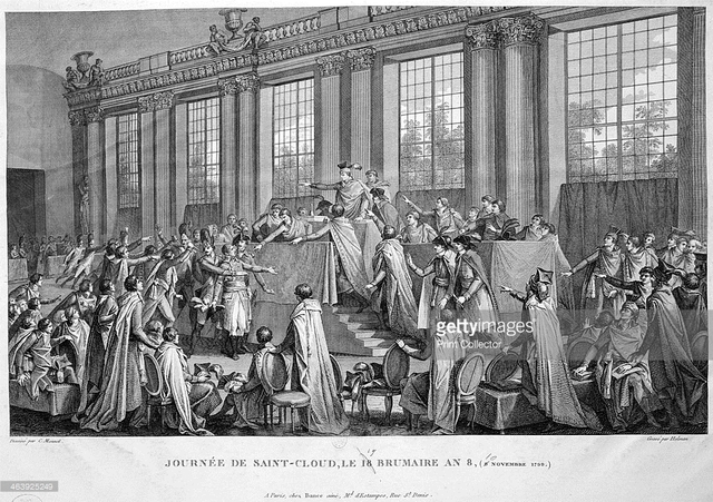 Napoleon overthrows the Directory