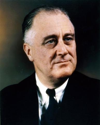 El presidente estadounidense Franklin Delano Roosevelt